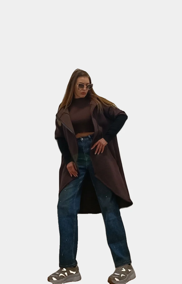 Суичър в кафяв цвят